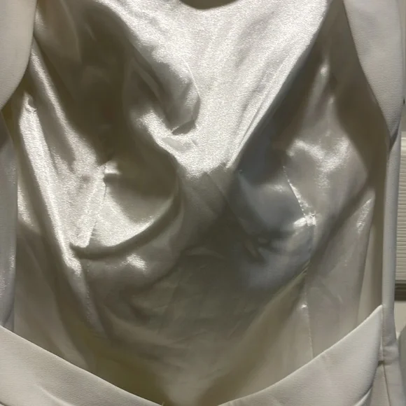 NWT Jovani ivory sleeveless sheath dress # 07819 size 6 - Picture 7 of 14